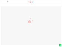 Tablet Screenshot of akio.co.za