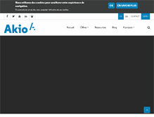 Tablet Screenshot of akio.com